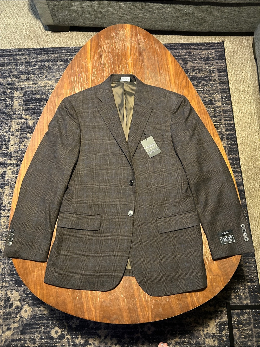 Jos. A. Bank Brown Plaid Sport Coat NWT 40R